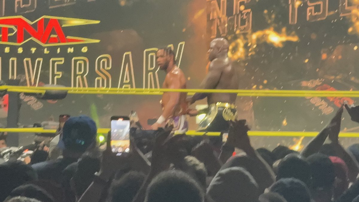 WeRWrestlingg's tweet image. CONGRATULATIONS TO LEON SLATER ON BECOMING THE NEW TNA X DIVISION CHAMPION! #TNASlammiversary