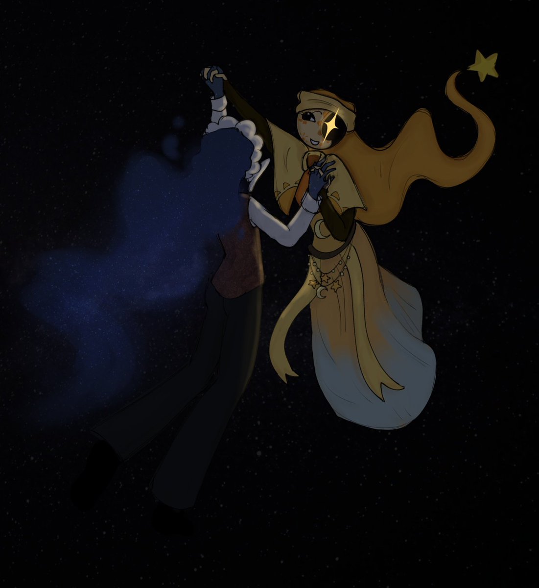 aasrogalexe's tweet image. [Doodle]
A dance in the void