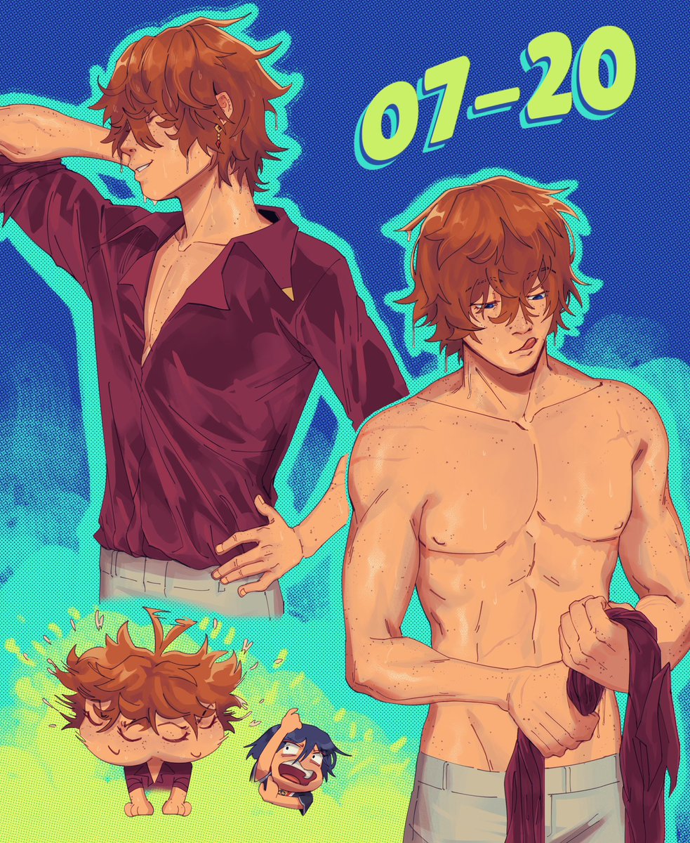 taho 🔞 chscr sweaty kissing tweet media