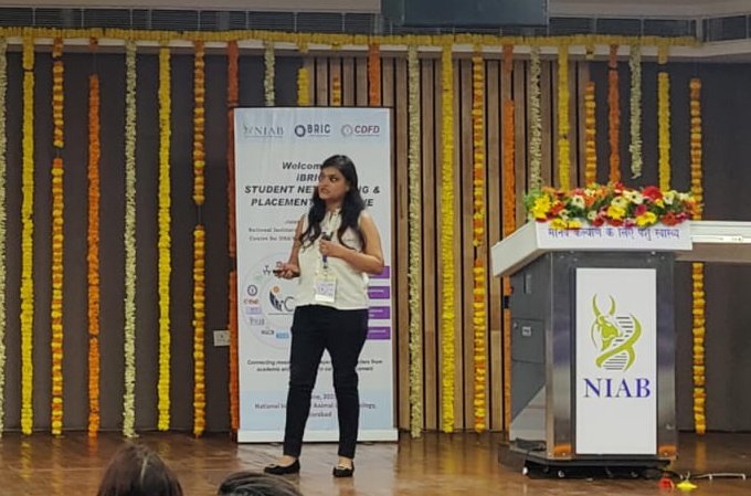 unescorcb's tweet image. Congratulations to our PhD student, Ms Payal Gupta from Dr @ambadasrode's lab, on receiving a job offer from one of the top Multinational Corporations during the iBRIC Students' Networking & Placement Conclave at Hyd, organized by BRIC-NIAB & BRIC-CDFD!
We are proud of her!