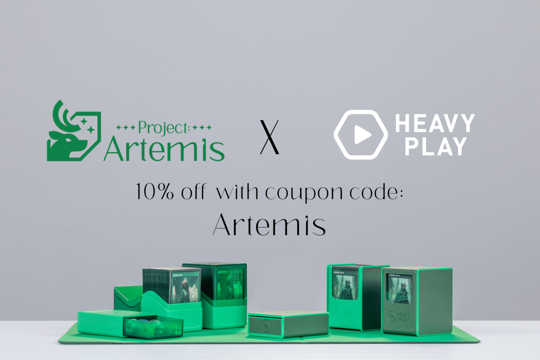 ProjArtemisPKMN's tweet image. With Worlds around the corner, there's still enough time to upgrade your gear with our sponsors over at @HeavyPlayLLC!
Use our link, Heavyplay.com/Artemis OR our coupon code "ARTEMIS" for 10% off your order.