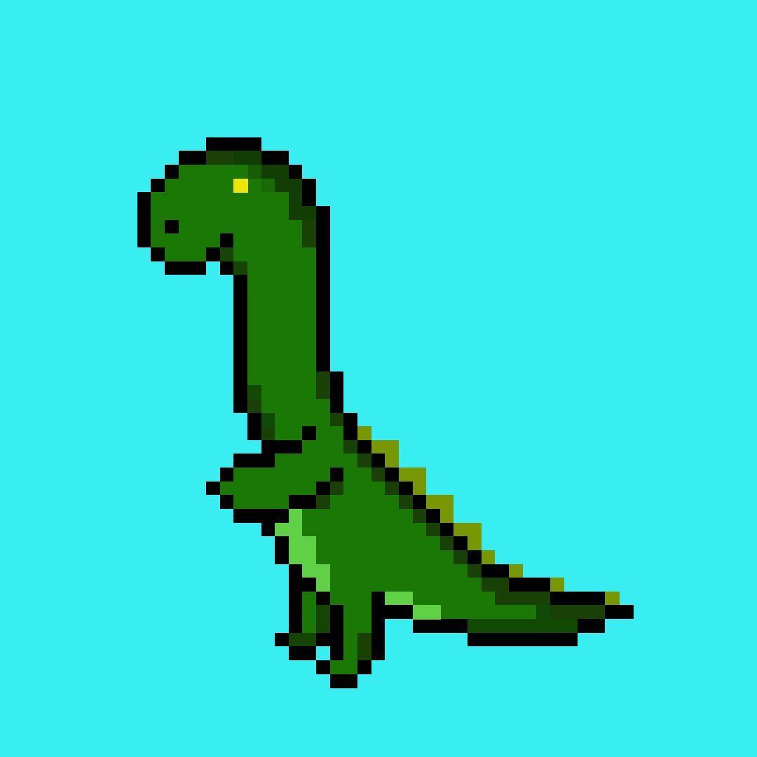 Good morning 🦕

0.66 Tezos💚
9/10 Ed💚

#cryptoartist #pixelart