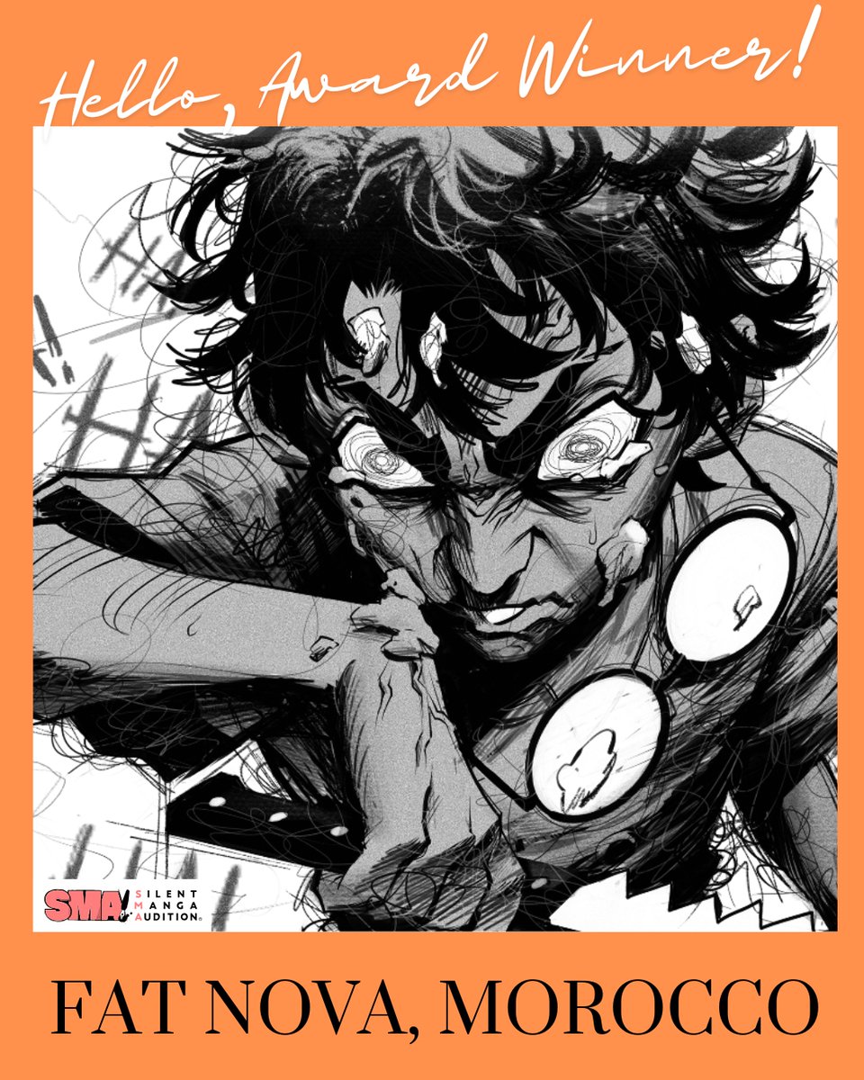 Say a big HELLO to the Excellence Award Runner-up, Fat nova (<a href="/Fat_nova1/">FAT NOVA</a>) 🇲🇦!
Read the interview here:
manga-audition.com/hello-sma22-aw…

Read their award-winning work, “Enough!”, here:
smacmag.net/v/sma22/the-te…