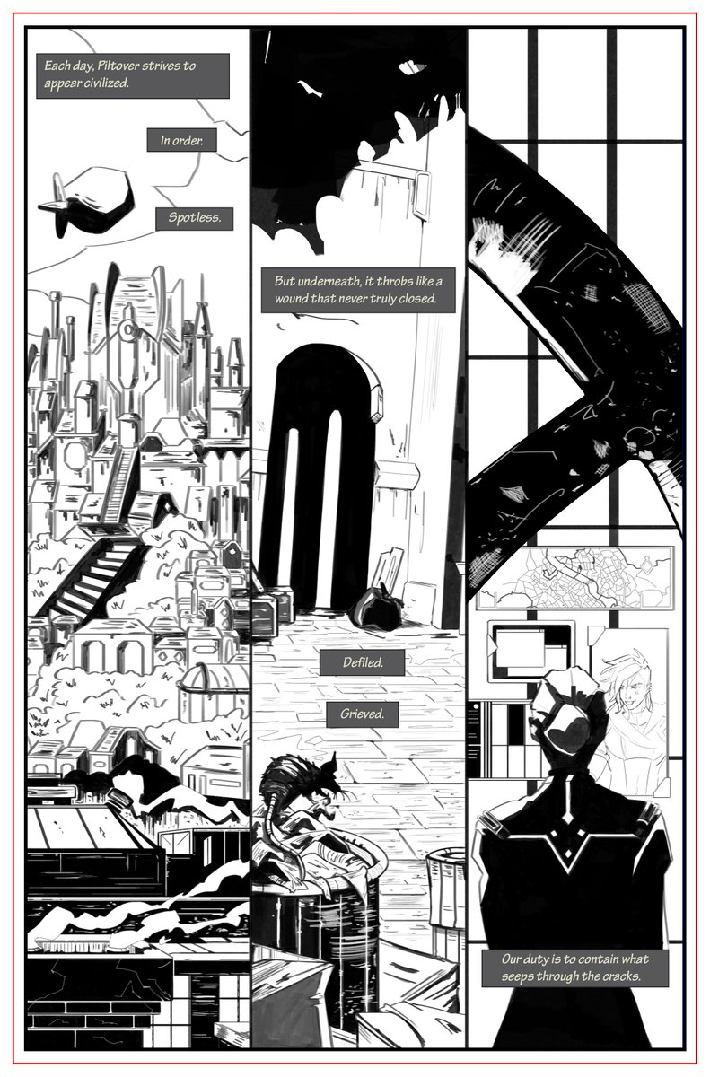 lucre_art's tweet image. new comic i’ve been working on 😈 #caitvi