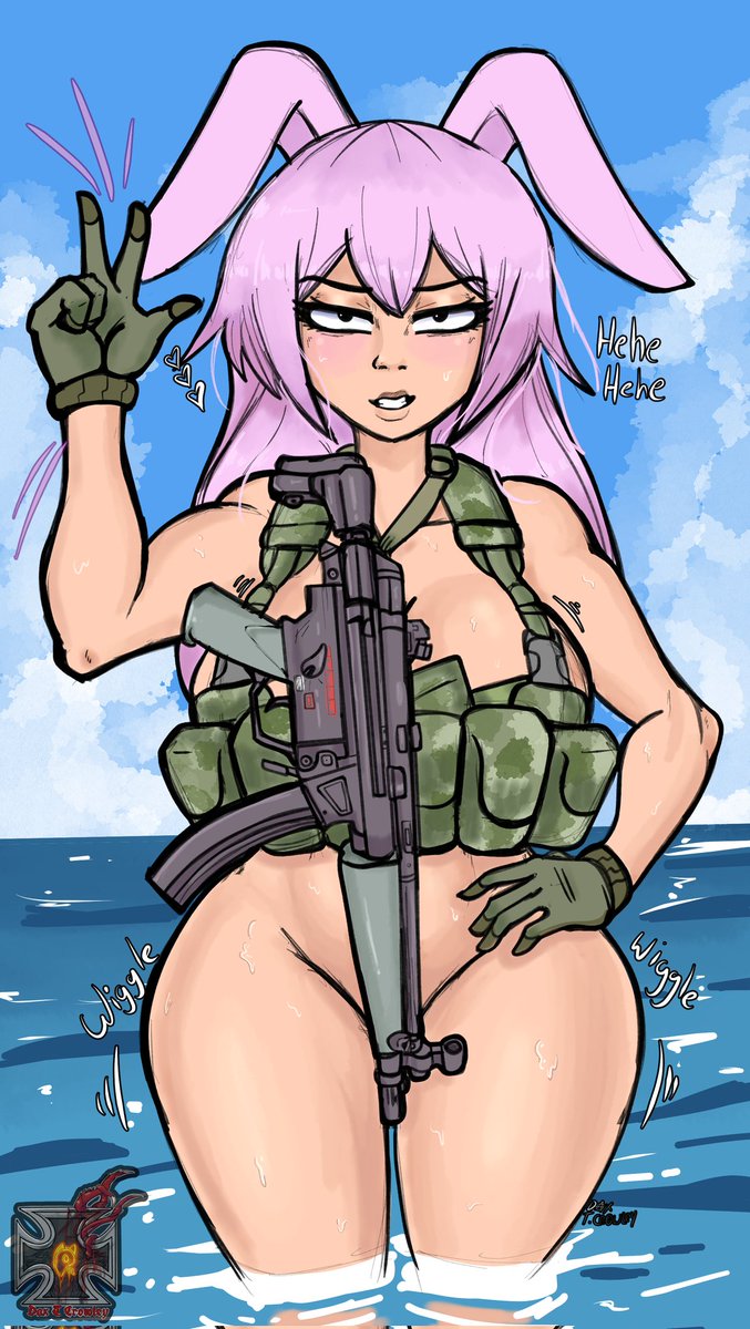 Back in action and already streaming again — though my schedule’s a bit wiggly thanks to ongoing military ops this time of year. Appreciate everyone sticking with me through the chaos 
Art by the legendary <a href="/rose_dax/">DAX T CROWLEY VTUBER💜</a> — nailed the vibe as always.
#VTuber #TacticalBunny