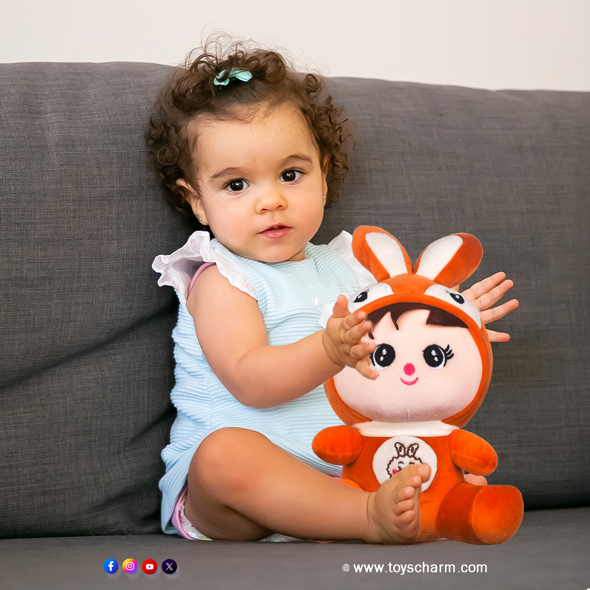 ToysCharm's tweet image. Orange Girl Soft Toys 🧸✨ Adorable rabbit soft toy – perfect for cuddles &amp;amp; smiles! 🐰💖

Product Link 
toyscharm.com/product-catego…

#SoftToys #RabbitToy #PlushLove #CuteBunny #ToyCollection #KidsGifts #SoftAndCuddly #AdorableToys #PlaytimeFun #HugMe #ToyShop #BunnyLove #GiftIdeas