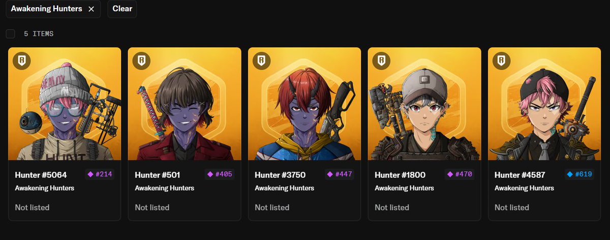 Legendaddy_KIND's tweet image. I just bought my 3rd Void Hunter and my 5th overall @AwakenHunterNFT . i will try to make lore or stories for my hunters. hoping for utilities in @Ronin_Network ecosystem in the future.