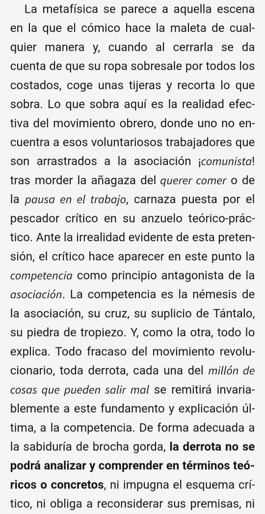 ¿Cómo puede haber, pues, socialistas que piensen que solamente con la palabra asociación pueden impugnar la competencia?» 
[Marx; Miseria de la filosofía.]