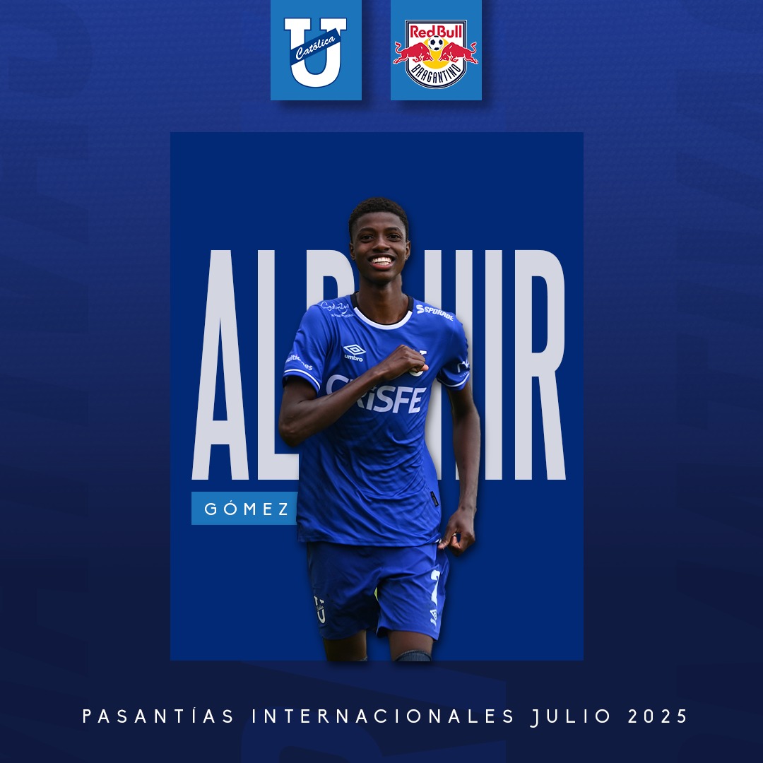 UCformativasec's tweet photo. 🔝| Cammaratas Internacionales 🌏

Felicitaciones a nuestro jugador de Formativas #gómezaldahir que parte rumbo a Brasil para permanecer dos semanas haciendo pasantías en el club @RedBullBraga

¡Vamos Aldahir! 🔵⚪️

#FamiliaCammarata
#TodosPorCatólica 
#FormativasUCatólica https://t.co/5jmEGQdqdY