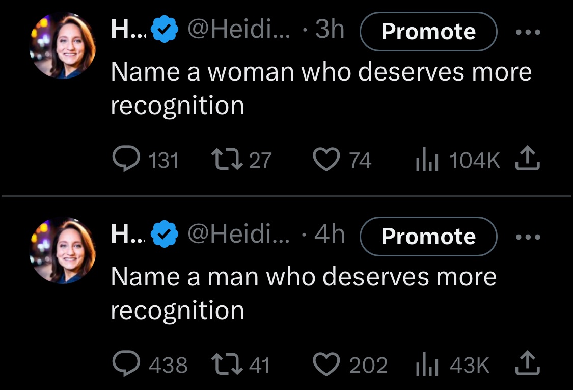 HeidiBriones's tweet image. Interesting ratio. I'm guessing someone posted a hot woman in the quote tweets.