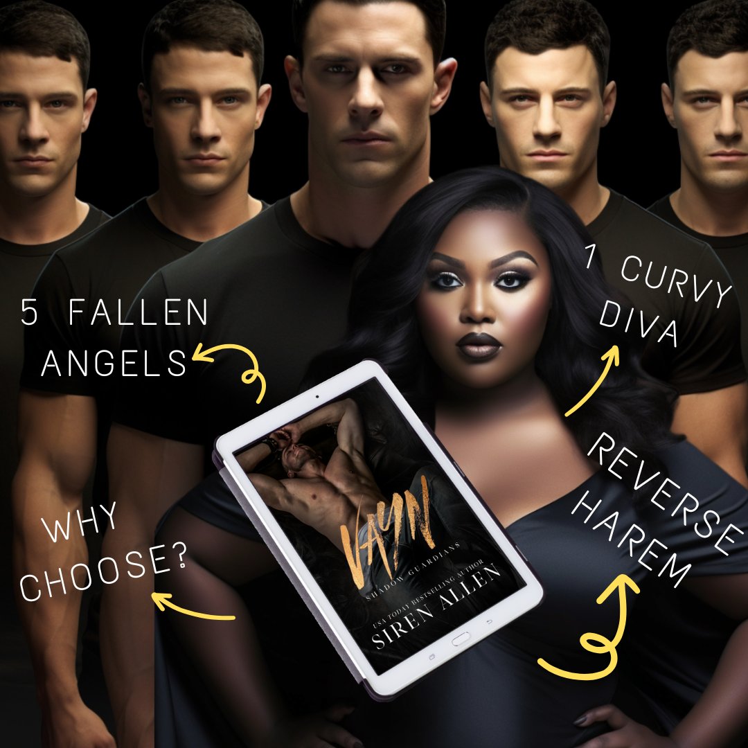 MarthaSRuff1997's tweet photo. ๐คMust Read!๐ค
A Fallen angel and his 4 shadows + their curvy charge = a steamy #ReverseHarem #ParanormalRomance. Download Vayn and fall in love with this steamy romance today!
https://t.co/xowdgZgg0w
#ShadowGuardians #FantasyRomance #PNR #BWWM https://t.co/f1c3FKh839