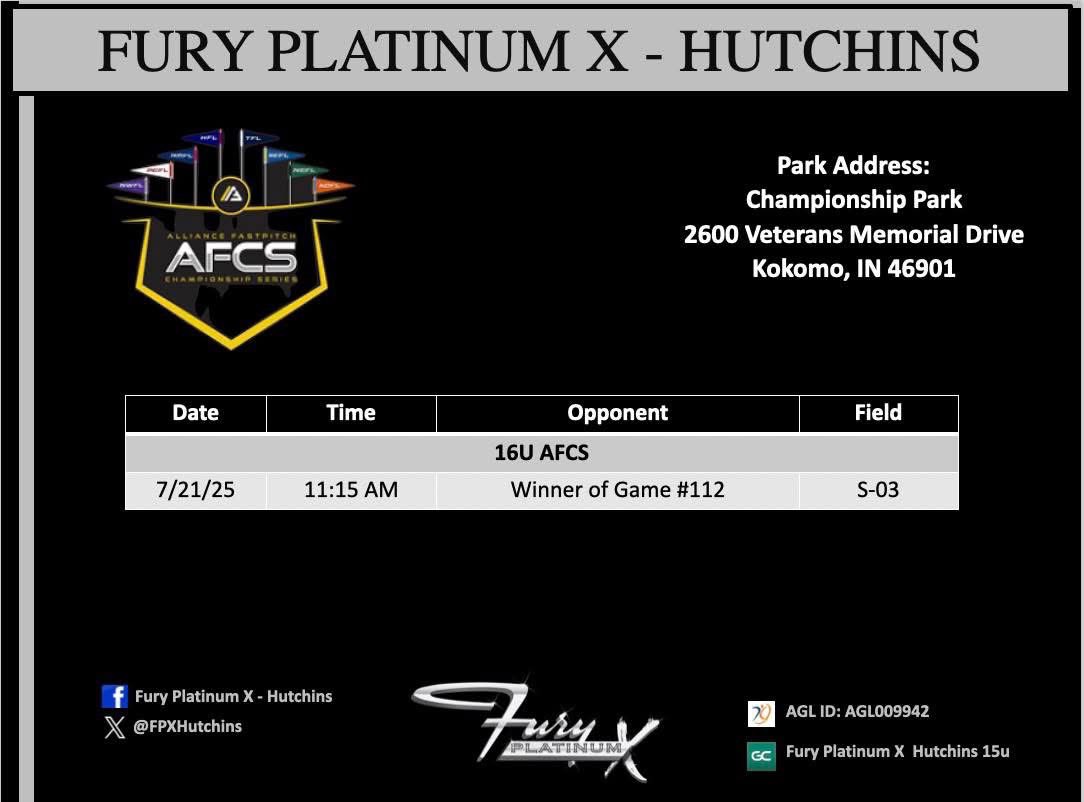 Last tournament for the summer, looking forward to it being a great week! Come check us out!