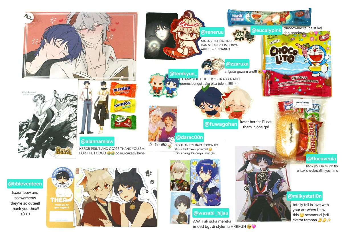 clafuonn's tweet image. I forgot to post this but this is my #CFXX freebies and trade 🥺 thank you so much everyone! 🩷 i hope i can give good art again next time!