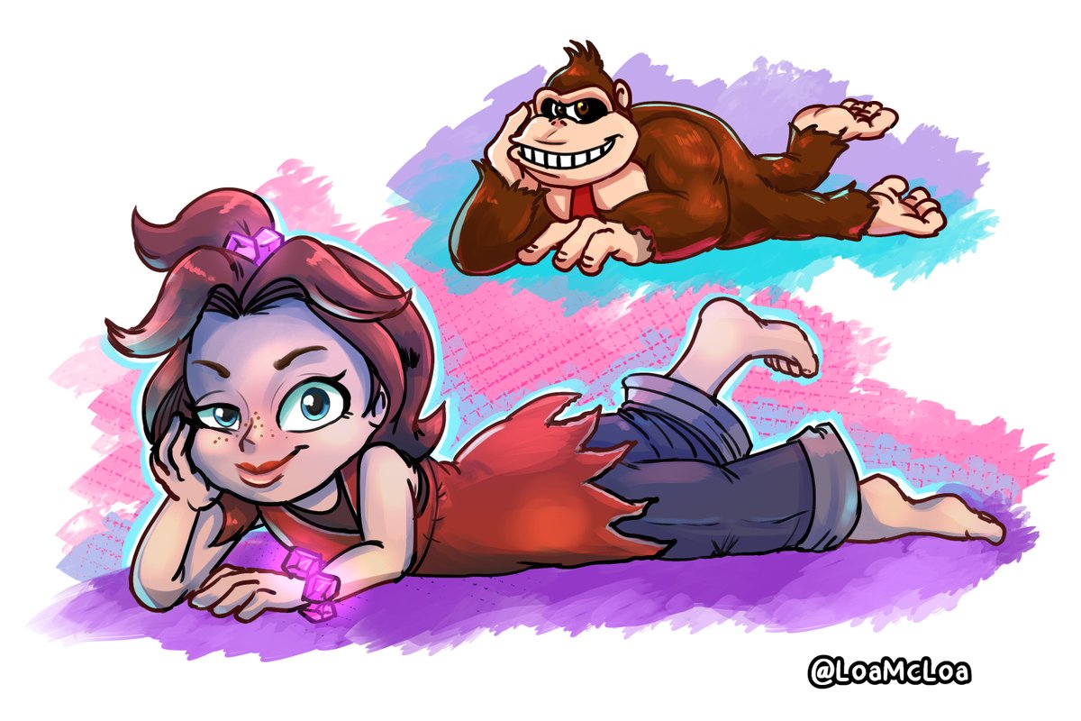 Pauline and DK #DonkeyKongBananza #DonkeyKong #Pauline