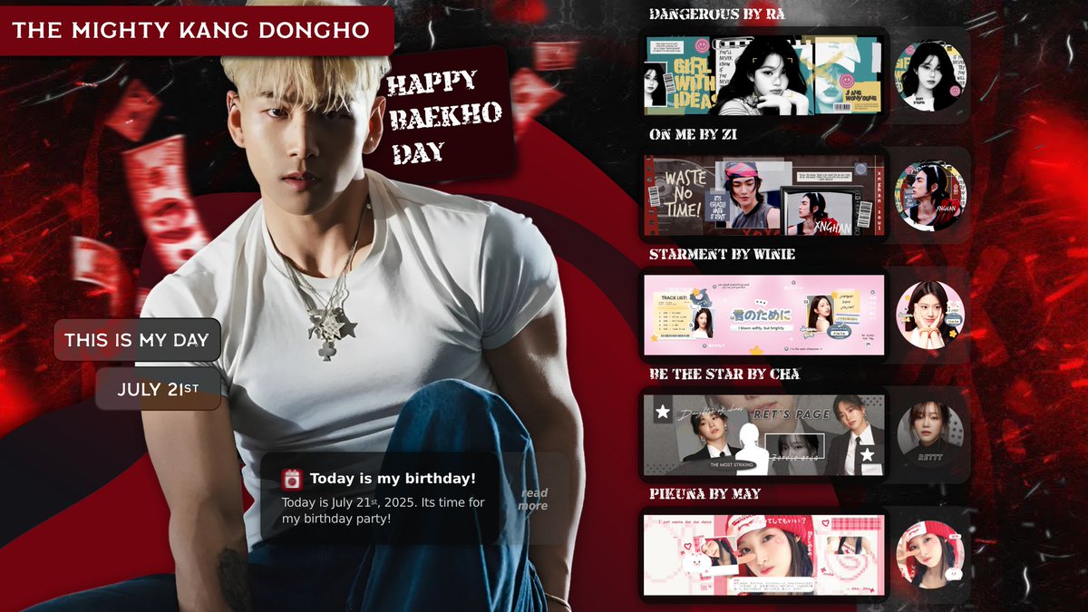 Halo guys! Etmin sunwoo ada giveaway 5 FREE REQ LAYOUT (nama katalog ada di ALT) dalam rangka birthday kak Baekho <a href="/biaekho/">ho</a> loooh 🎉🍰

Caranya gampang kok! More info ada di tweet selanjutnya yaa ☝️