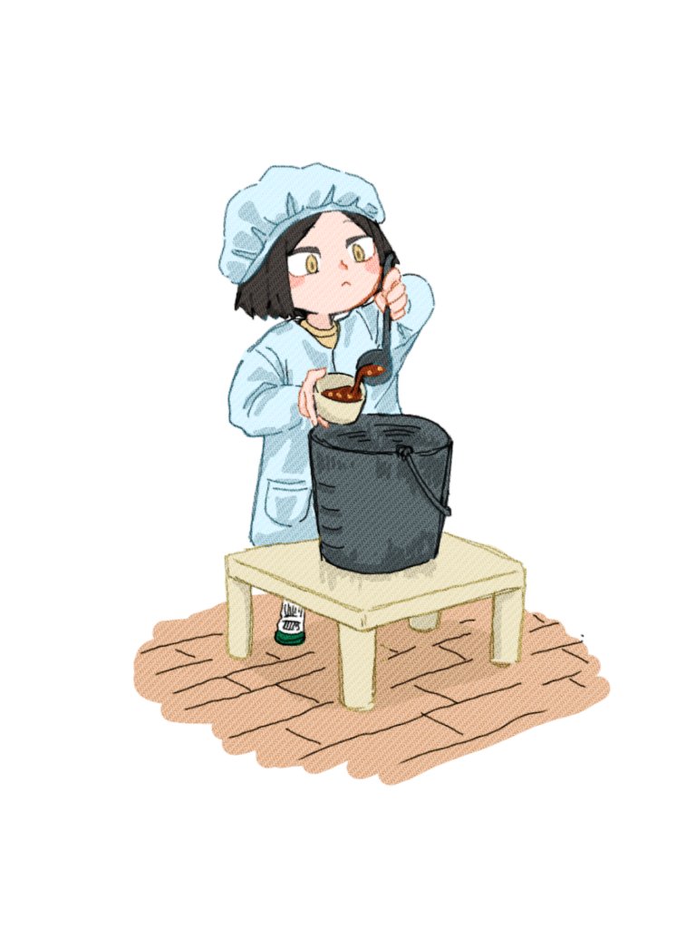 Ud2Z555's tweet image. #これでフォロワーさんが増えました 
給食当番