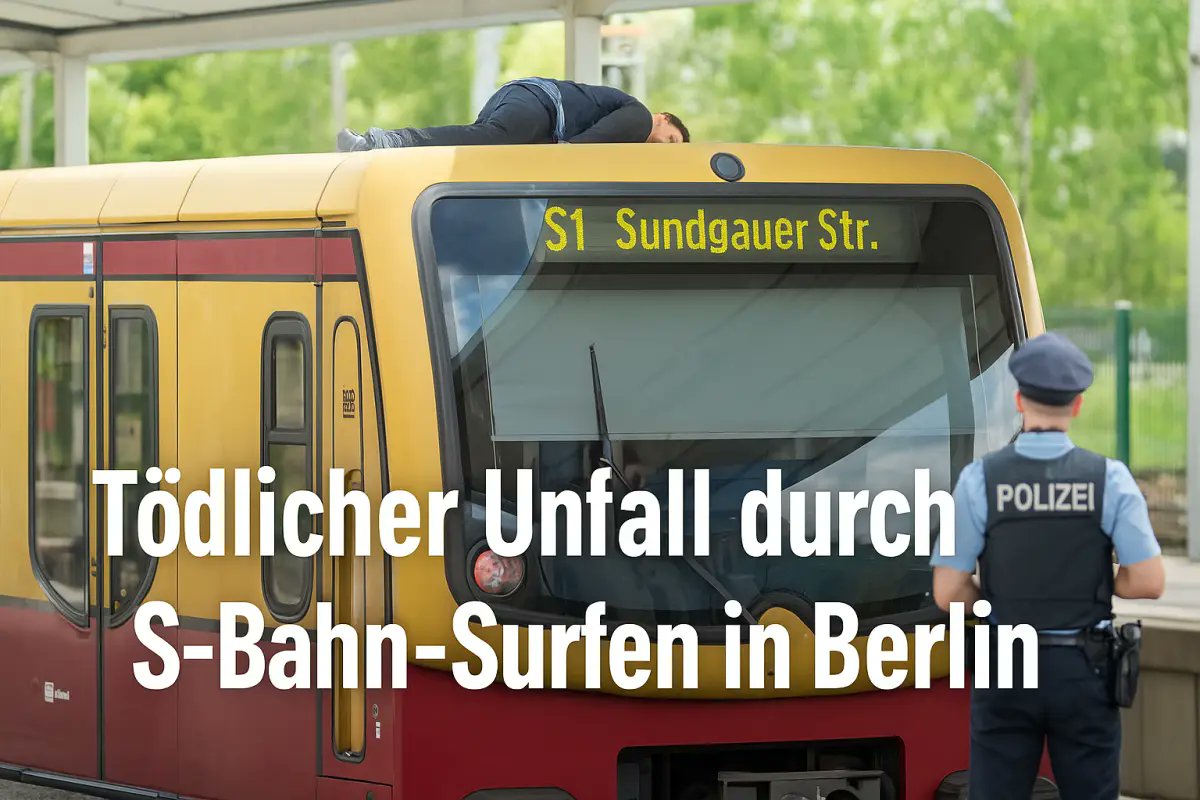 presse_online's tweet photo. Todesmut für ein paar Sekunden Ruhm?
Ein 20-Jähriger stirbt in Berlin auf dem Dach einer S-Bahn, wieder S-Bahn-Surfen. Wie viele Tote braucht es noch, bis wir TikTok &amp; Co. zur Verantwortung ziehen?
#Sbahnsurfen #Berlin #Mutprobe #TikTok
📲 https://t.co/AFhqg8lgIz https://t.co/n1HSROT48c