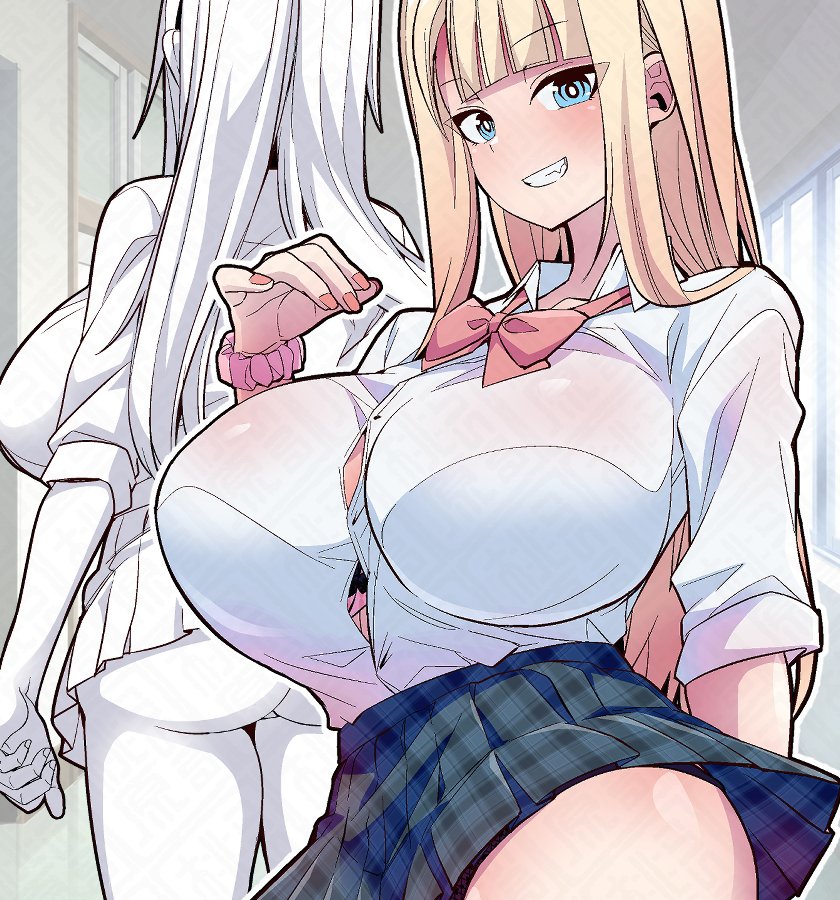 Skebご依頼で描かせて頂きました、白ギャルJK愛莉ちゃん🍑🤩✨
全年齢ギリギリのチラ見せに挑戦しました!🫣
えろ可愛い下着差分や、ムフフな全裸差分、細部まで見えちゃう高解像度単体版は支援サイトにて!
今晩アップいたしますのでお楽しみに～!!🙇‍♂️ 