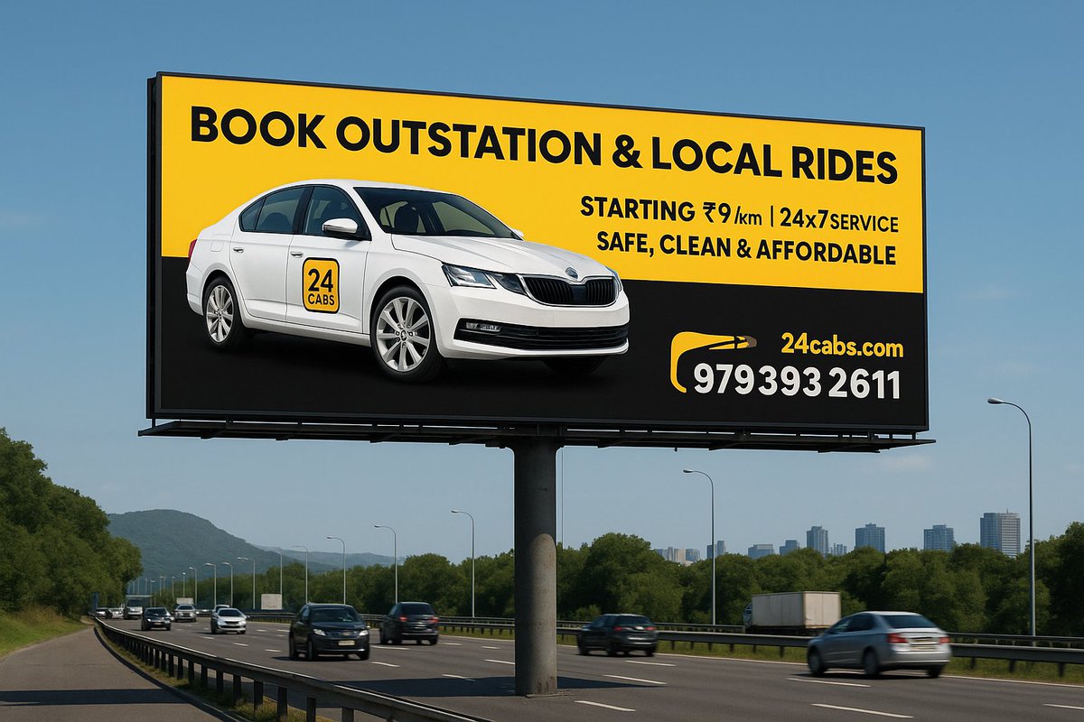 24cabs07's tweet photo. 24Cabs is reliable and affordable cab service ~ Price start 9.0 Rs/km https://t.co/MFvoqoJxxf