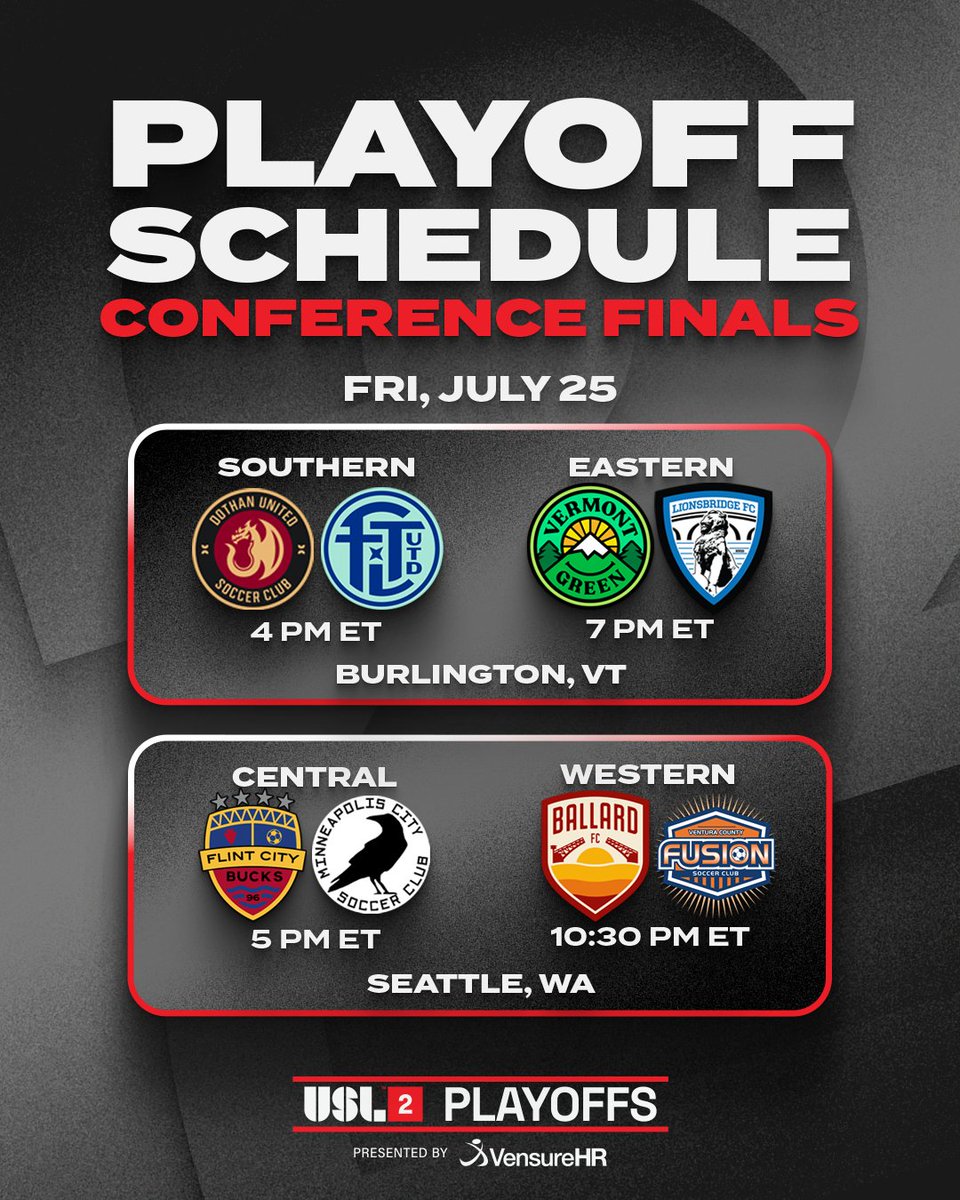 USLLeagueTwo's tweet image. You’re telling me we have to wait five days for more playoff action ⁉️😕