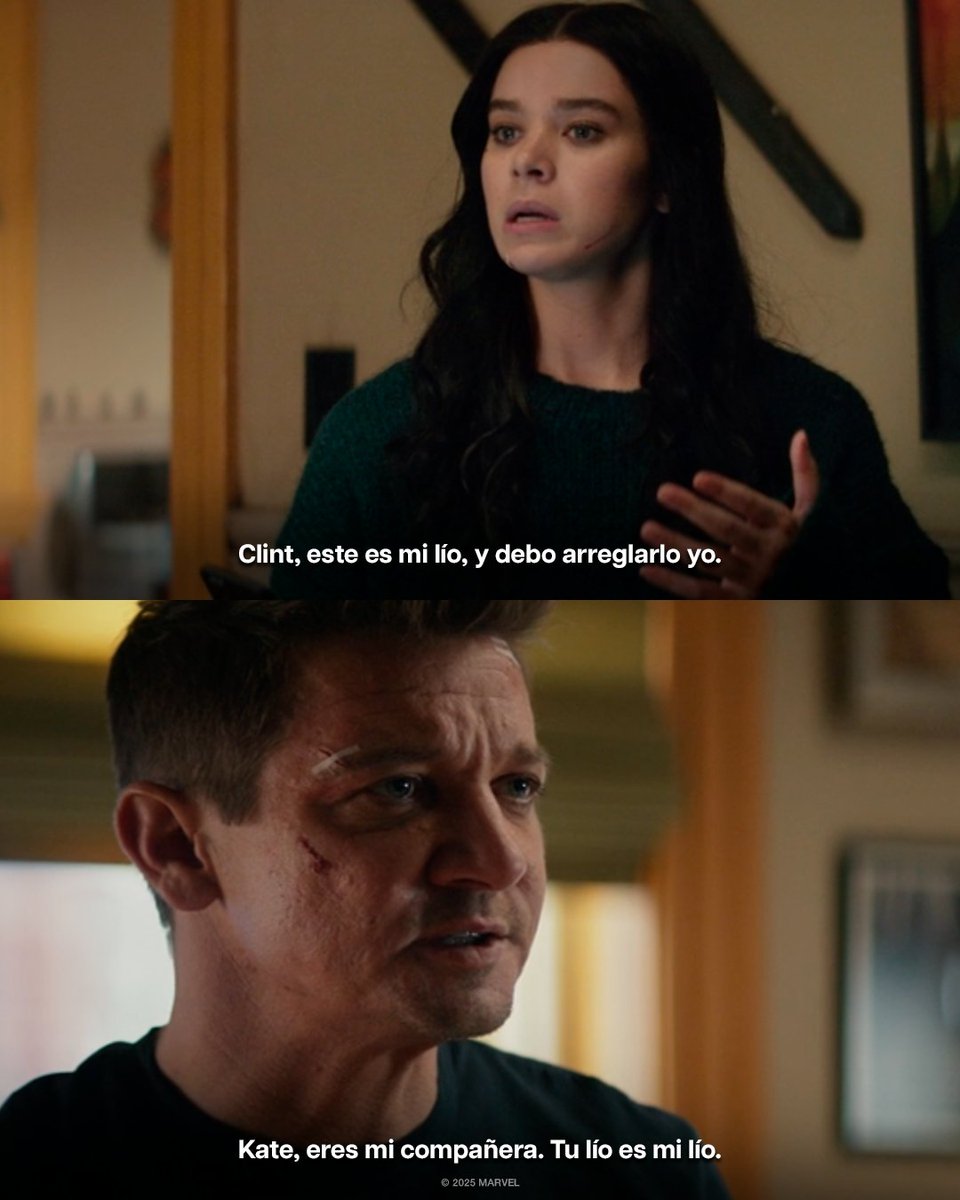 MarvelLATAM's tweet image. El "Cómo empezamos vs. Cómo terminamos" más emotivo del UCM.
#Hawkeye, todos los episodios disponibles, solo en @DisneyPlusLA.