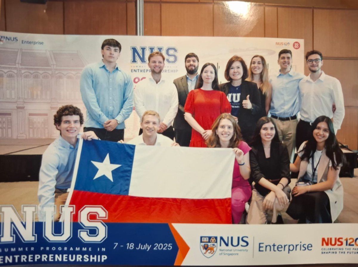 🇨🇱 Attended the closing ceremony for Chilean students from the PUC at the NUS summer camp today! Great to see them wrap up this experience with new knowledge and friendships. Thanks NUS! 🌟