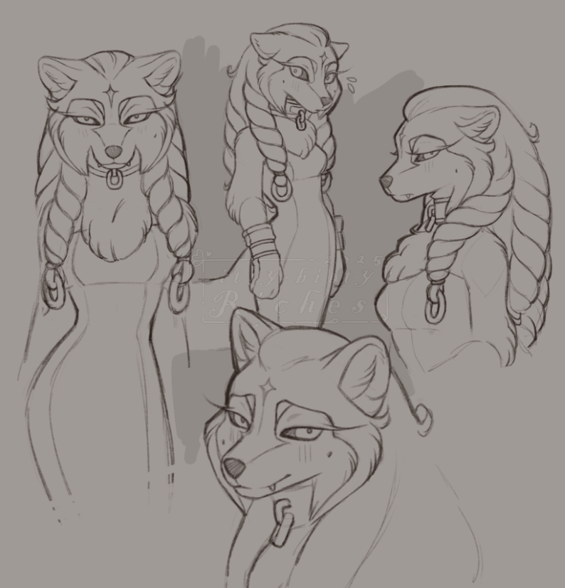 IttyBittyRiches's tweet image. Made a little doodle page~! I'm still tickled by folks thinking I found a husband or something yesterday evening, so I doodled a puzzled Riches and that just turned into a couple more doodles!
I actually do a lot of doodling in this silly little style, but I always delete or…