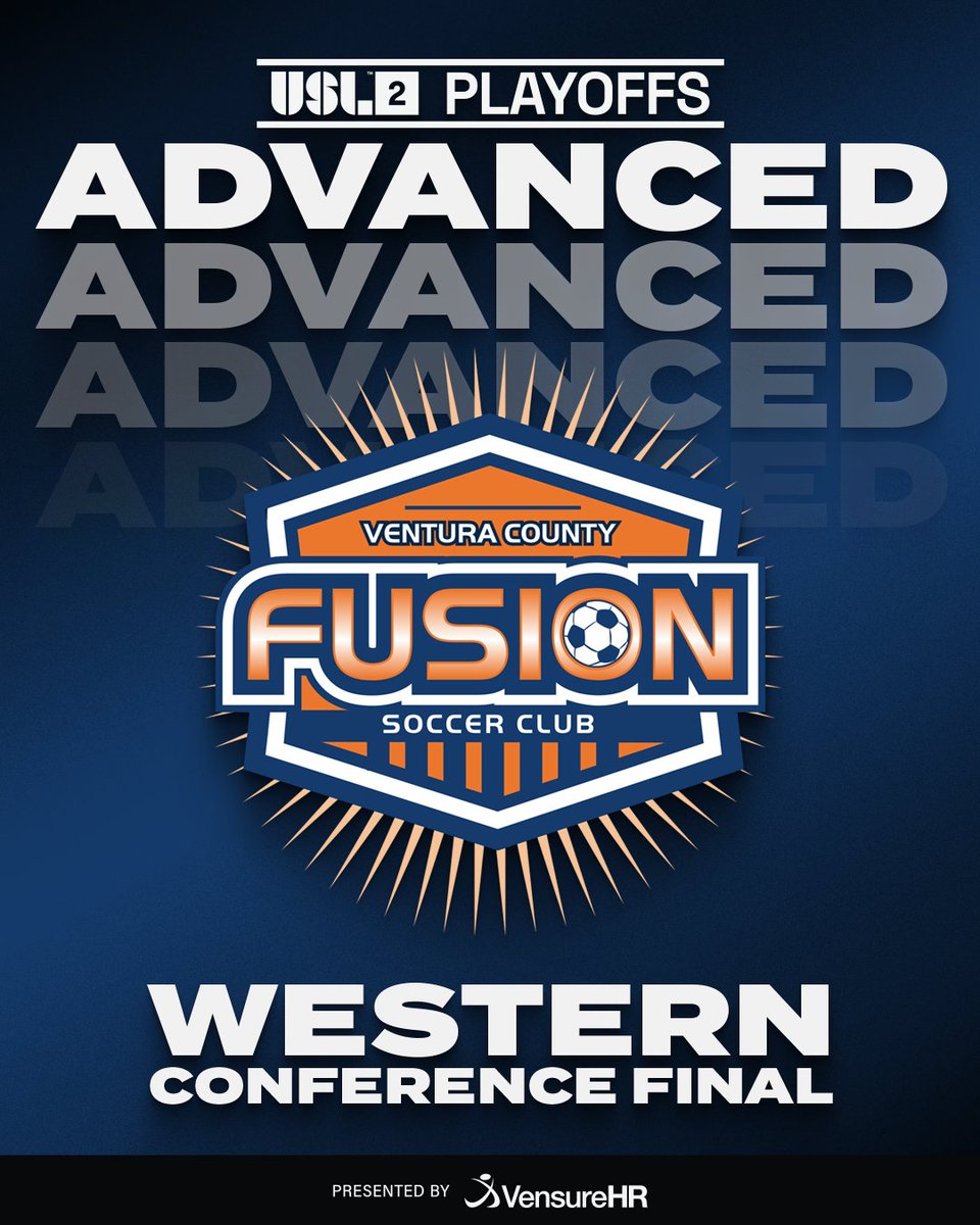 USLLeagueTwo's tweet image. Home field: 𝗱𝗲𝗳𝗲𝗻𝗱𝗲𝗱 😤
@VCFusion moves on to its third Western Conference Final in four seasons!