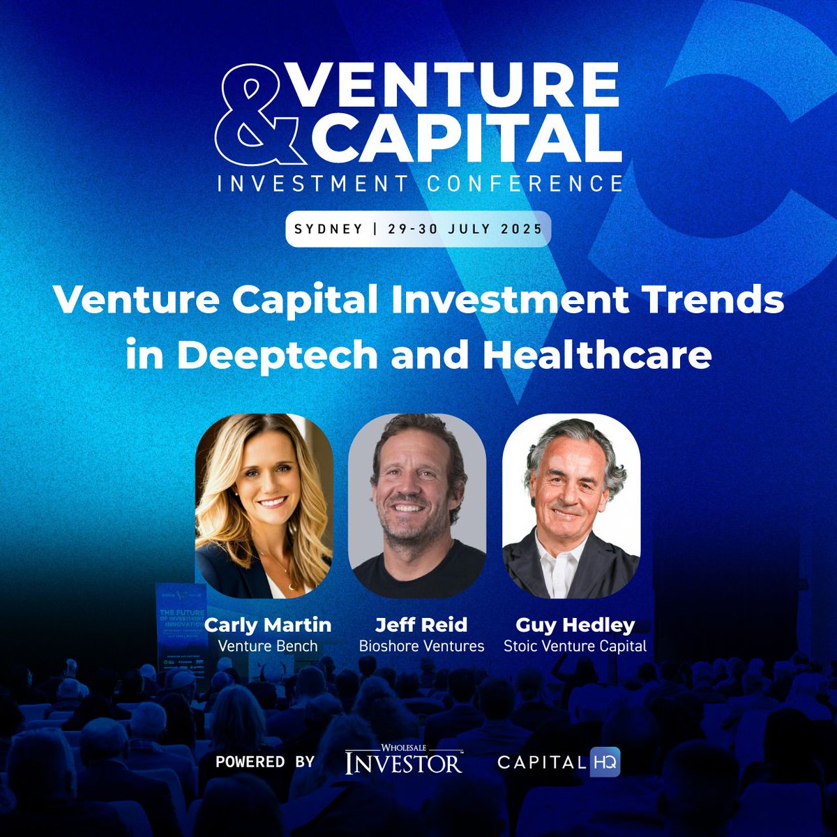 wholesaleinvest's tweet image. Panel Spotlight: Venture Capital Investment Trends in Deeptech & Healthcare
Join us for a powerhouse discussion featuring three leading voices shaping the future of deeptech and healthcare investment:
🔹 Carly Martin – Founder, Venture Bench
🔹 Jeff Reid – General Partner,…