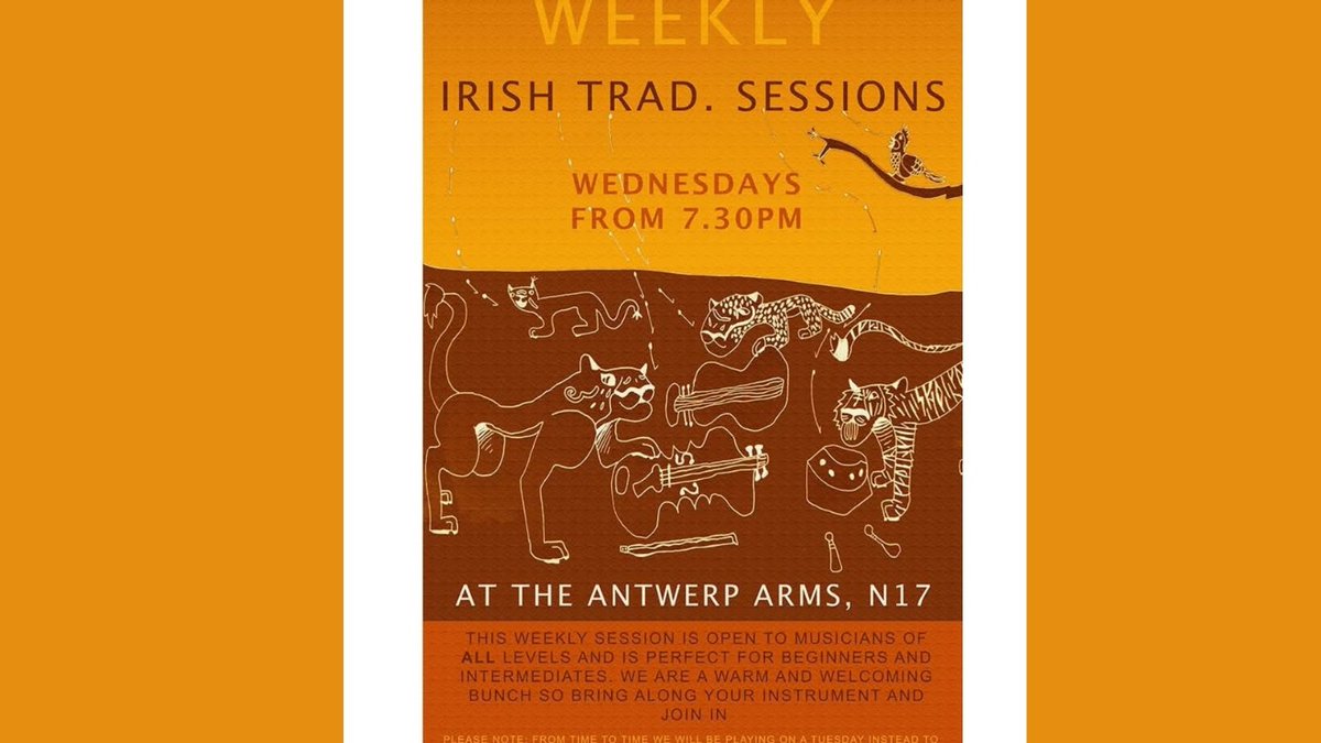 AntwerpArmsAsoc's tweet image. What's on at The Antwerp this week?
Tues
Spins and Needles 7.30
Weds
Irish Folk music 7.30
Thurs
Pub Quiz - 7:30pm for 8pm start.
Fri
DJ Flip & Junior Dan
Sat
Imagine Dragons pre and post concert drinks
Sunday
Salsa with Anita 6-8.00pm
#northlondonpub #livemusic #art