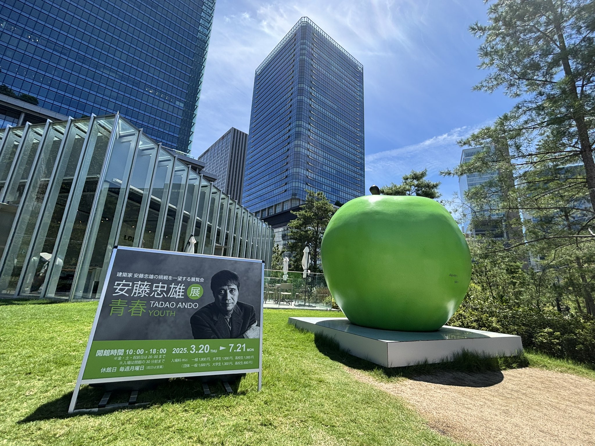 サイン付き安藤忠雄TADAO ANDO YOUTH 建築 安藤忠雄展|青春 -TADAO ANDO YOUTH】 ・ #vsosaka #安藤忠雄