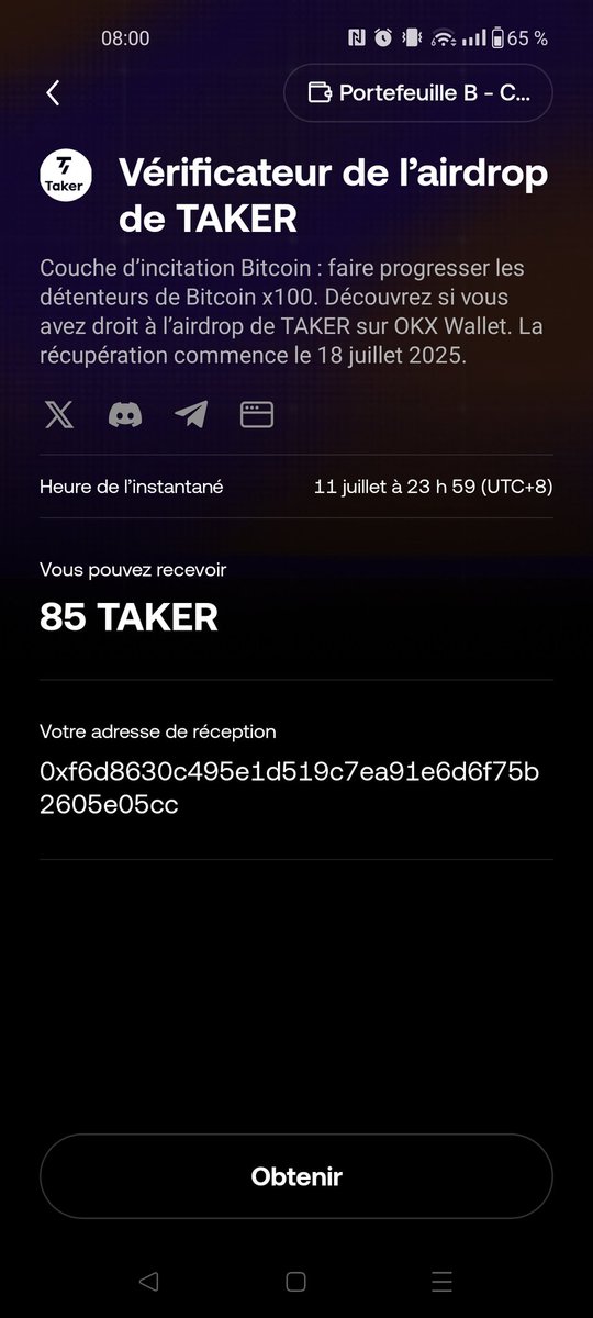 terraprismaa's tweet photo. @TakerProtocol @Gate_io @MEXC_Official M'y first uneligible airdrop lol thx https://t.co/nz921AU8Dc