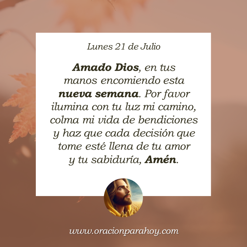 OracionParaHoy's tweet photo. Oración para hoy 21 de julio: https://t.co/trjZ1nIyoF