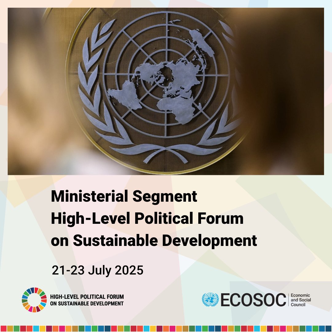 UN ECOSOC President (@unecosoc) on Twitter photo Today marks the opening of the Ministerial Segment of #HLPF 2025, part of the #HLS of #ECOSOC, starting at ⏰10 AM EDT.
<a href="/UNECOSOC/">UN ECOSOC President</a> President, <a href="/UN_PGA/">UN GA President</a> Philémon Yang, <a href="/antonioguterres/">António Guterres</a> #UNSG, and Carolina Rojas <a href="/mgcy_spi/">MGCY SPI</a> will kick-start the discussions on the importance of advancing Today marks the opening of the Ministerial Segment of #HLPF 2025, part of the #HLS of #ECOSOC, starting at ⏰10 AM EDT.
<a href="/UNECOSOC/">UN ECOSOC President</a> President, <a href="/UN_PGA/">UN GA President</a> Philémon Yang, <a href="/antonioguterres/">António Guterres</a> #UNSG, and Carolina Rojas <a href="/mgcy_spi/">MGCY SPI</a> will kick-start the discussions on the importance of advancing