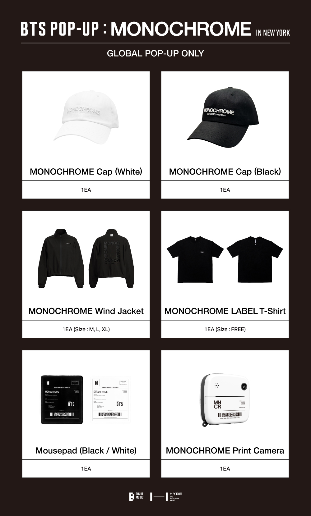 BTS Tシャツ　MONOCHROME MNCR POP-UP theseoulrem (@theseoulrem) on X: 