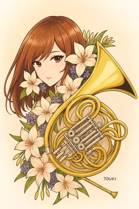 固定のイラストをChatGPTにAI風にしてと頼んだらこうなった。 なるほど〜