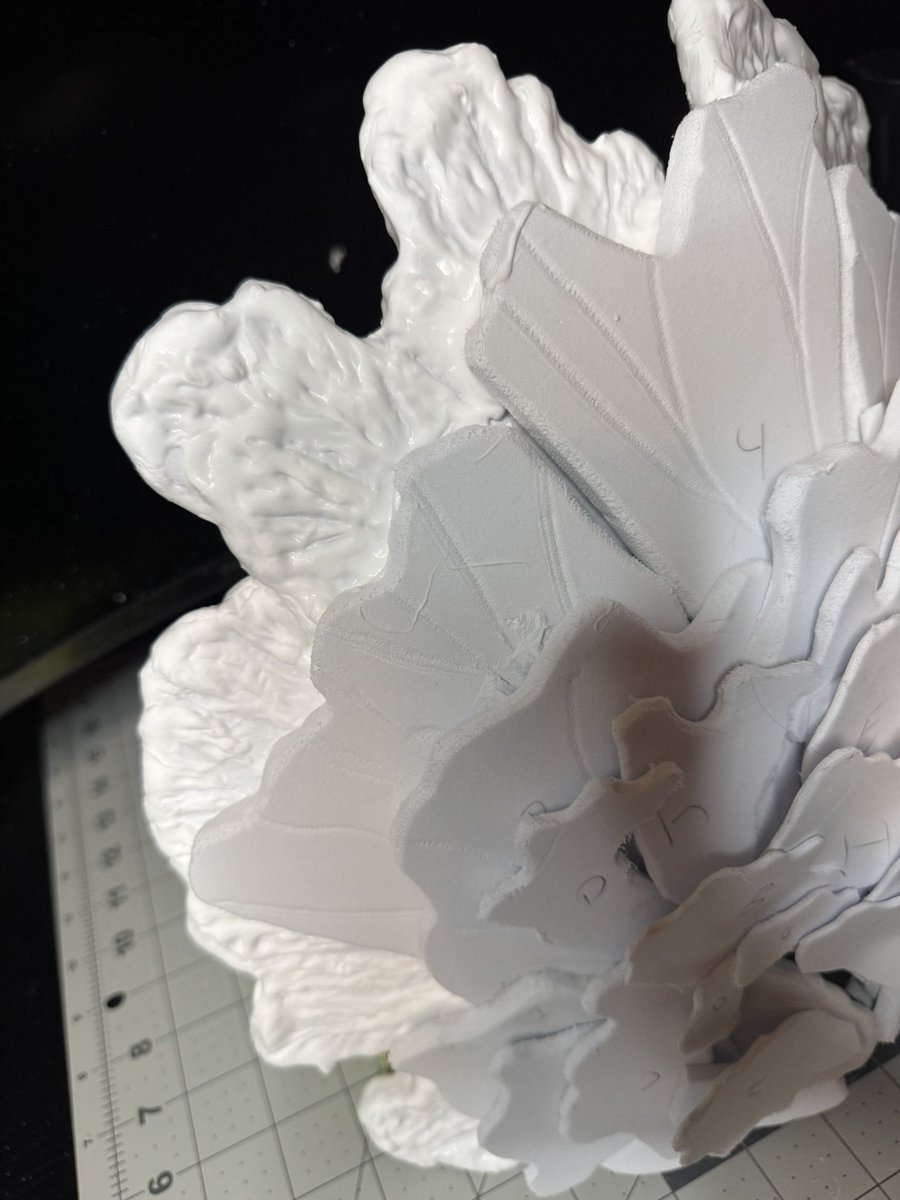 Added some more flora to the front of the mask and started on molding the foam clay on the upper portion. Not bad for my first and I actually like it. I can’t wait to see it completed.

Hang out with me on <a href="/KickStreaming/">Kick</a> kick.com/MrsAcmeDecor