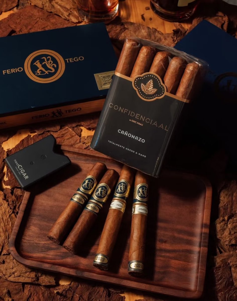 A humidor full of dreams and stories.
From Cuba’s classics to modern icons like Ferio Tego — each cigar is more than tobacco, it’s time well spent.
#CigarLovers #CigarCollection #FerioTego #CigarTime #LuxuryLifestyle #CigarAficionado #HumidorGoals