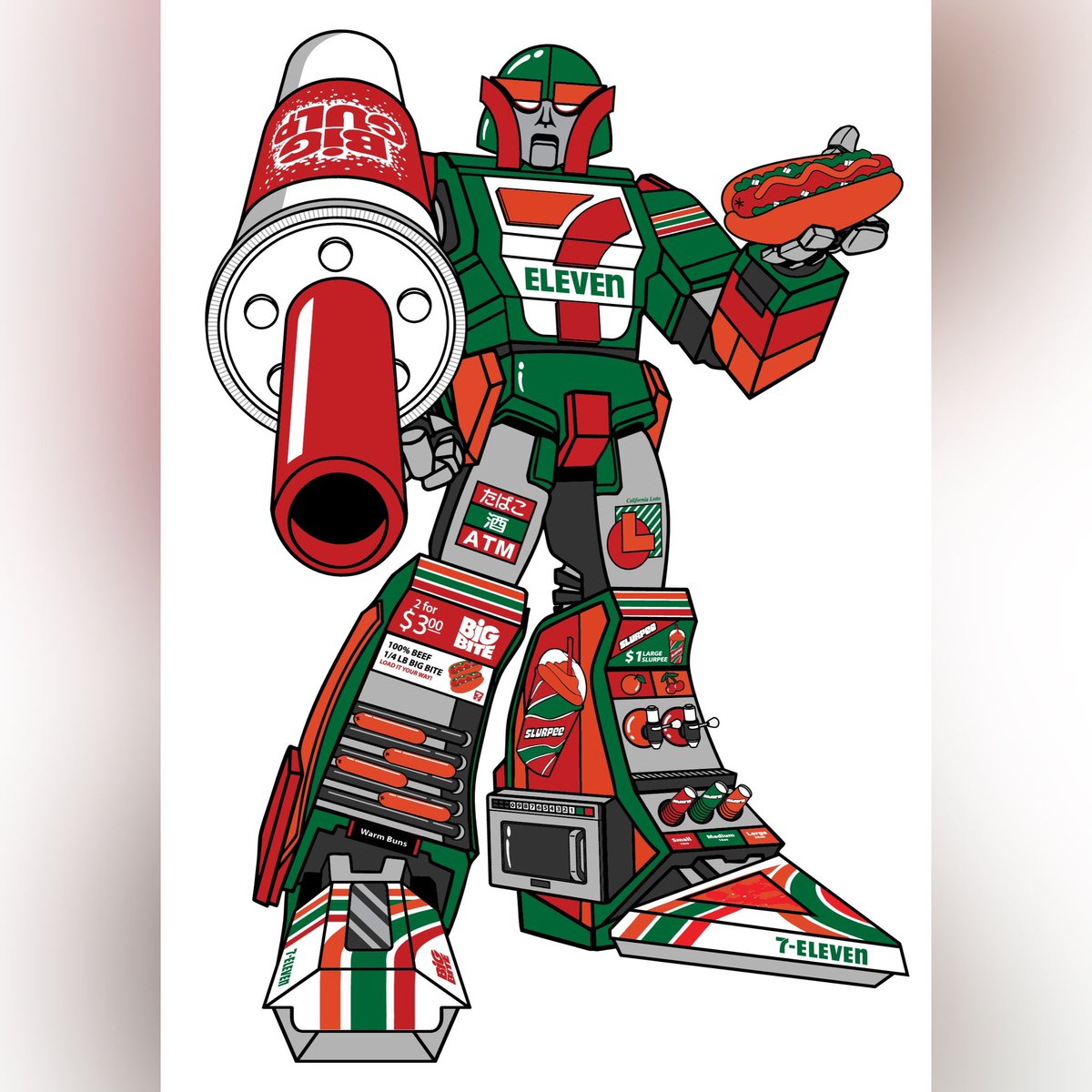 artisticflavorz's tweet image. π»π₯ What if a 711 transformed into a mech?
Meet 7TRON β our chaotic new tee collab with @comicbookclothing π€π
π₯ Dropping at #SDCC2025
π BOOTH 1116
π Limited run β once itβs gone, itβs roll out
#7Tron #ArtisticFlavorz #Booth1116 #SDCC #CollabDrop #TransformersVibes