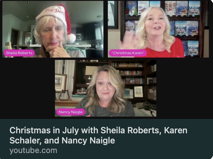 Fun Christmas in July get-together happened tonight. If you didn't make it...here's the replay! youtube.com/watch?v=lpQ_bc… Hope you enjoy and don't forget to visit my website and subscribe to my newsletter for some upcoming deals, giveaways and FUN! #ChristmasinJuly #readromance