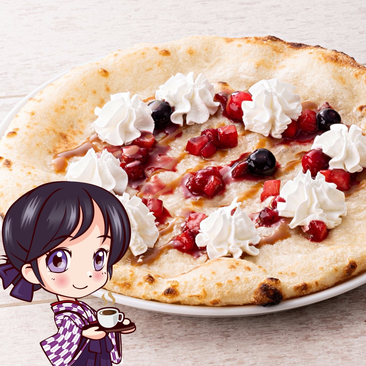 GP_bashamichi's tweet image. モダンパスタでは、ピッツァ食べ放題セットでも「カスタマイズオーダーピッツァ」実施中です😋
なんと【ホールタイム限定💓】で、デザートピッツァもつくれますよ🥰
あえておやつタイムやディナー後のデザートタイムのご来店もアリかも😍
#やばねの呟き #やばねのおやつ