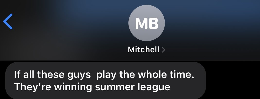 mjdemarinis's tweet image. .@Mitchbballin24 knows ball. He called a title run for the Summer Hornets on day one.