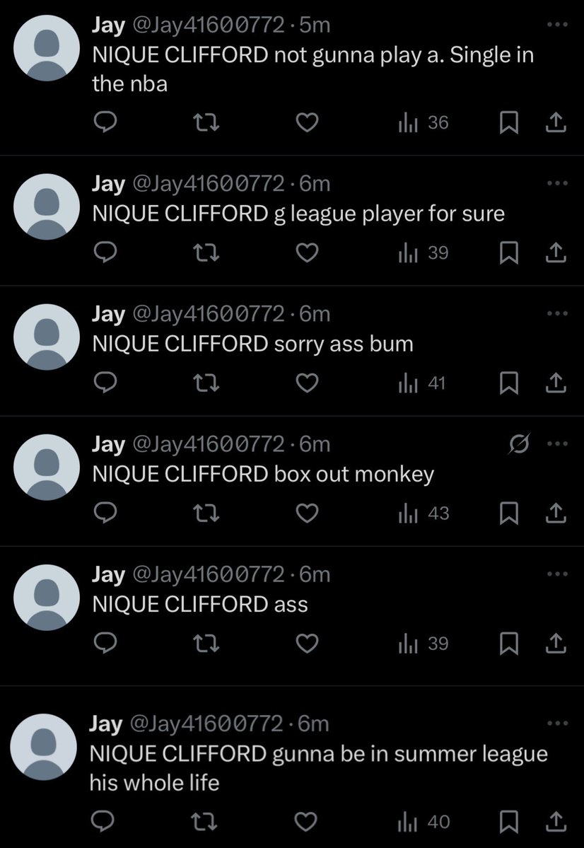 BarstoolCSU's tweet image. 1/10 rage bait
Nique balled out all summer league and the league should be on notice