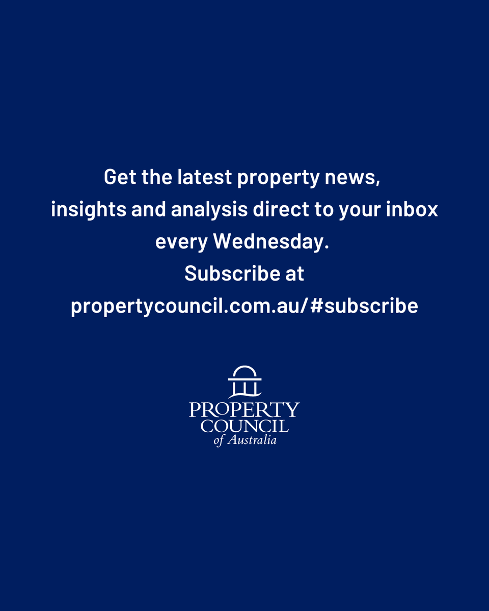 Property Council of Australia tweet media