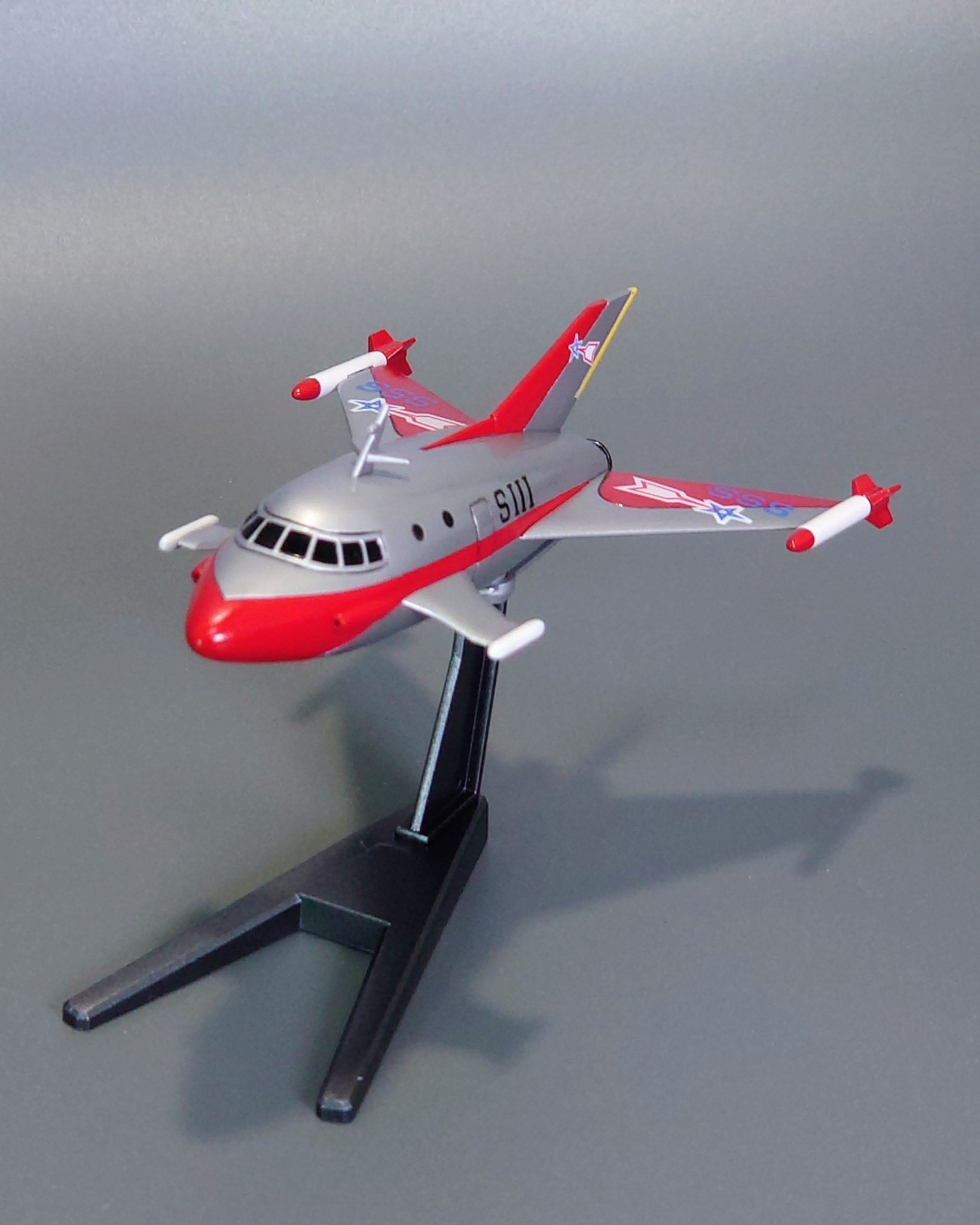 浪漫堂　メタルモニュメントシリーズ　ジェットビートル　美品 1/200ジェットビートル ウルトラマン HGシリーズ メタルメカ