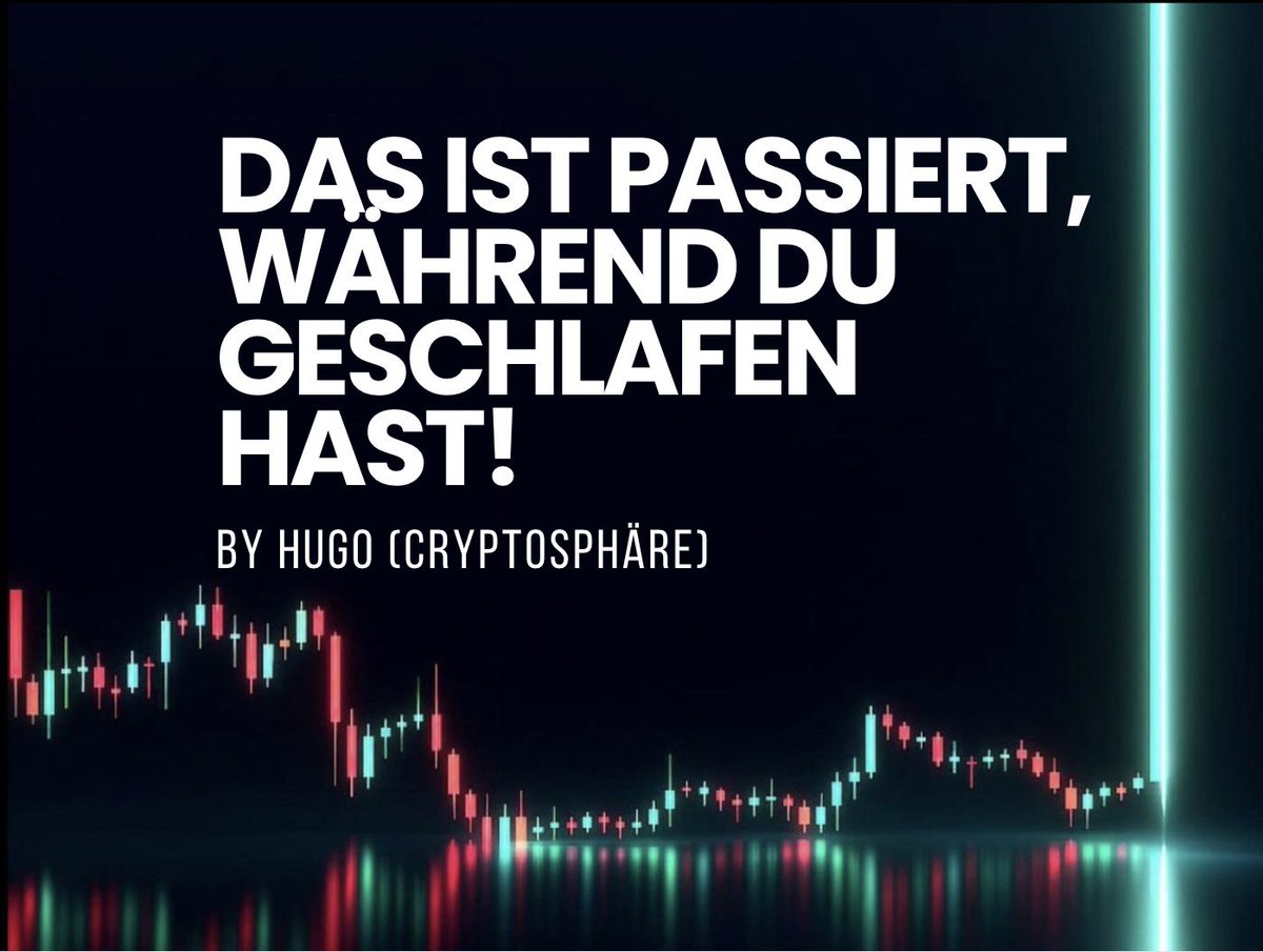 Smart_Money's tweet photo. ⚠️ DAS IST PASSIERT, WÄHREND DU GESCHLAFEN HAST  👇

🟠 Bitcoin $BTC
🏦 Standard Chartered startet Spot-Trading  
📉 BTC-Dominanz fällt auf 60,98% (-5,6%)  
🐋 673 BTC ($79M) von Kraken abgezogen  
⚖️ UK will 61.245 BTC verkaufen  
📈 CNBC: "Der Retail kauft noch nicht!"

🔷 Ethereum $ETH
🏛️ $6,44B Reserven bei 56 Institutionen  
🐋 13.224 ETH ($49M) von OKX abgezogen  
📊 Volumen überholt BTC – ETH-Dominanz steigt  
⚡ 20% Gas-Limit-Erhöhung in Arbeit  
🔥 913K ETH durch User-Fehler verloren

🟣 Solana $SOL
⚠️ Validatoren verlängern Blockzeit  
📈 Breakout bei $177 – Ziel: $185-$200 
🏛️ GENIUS Act + neue DeFi-Protokolle  
⚡ Zeus bringt BTC on-chain

🟡 XRP $XRP
💰 Marktkap übertrifft Shell ($206B)  
📊 +66% im Monat – erwartet wird Korrektur auf $2,70  
🏦 Ex-Coinbase Exec baut Retail-Infrastruktur  
📈 35 TPS – 1% aller Blockchain-Transaktionen

🔴 Pudgy Penguins $PENGU
🚀 #2 NFT Marketcap  
🏢 Bitwise nutzt PENGU als PFP  
📊 +515% in 90 Tagen  
🌏 Expansion via Don Quijote in Japan

🟢 Hyperliquid $HYPE
💰 Neues ATH: $6M tägliche Gebühren  
📊 $13,8B Open Interest  
🔥 $1,2B Buybacks  
⚡ Phantom bringt $1B Volumen in 11 Tagen

🔑 ENTWICKLUNGEN IN DER DISCORD GRUPPE
- AKKUMULATION VON $G???
- 85% PROFIT BEI $S???
- TRADING SIGNAL = 51% PROFIT
Link zu meiner Discord: https://t.co/S1Vnc6csLj

💎 Hidden Gems
$BONK +143% in 30 Tagen  
$REKT startet Reward-System  
$PUMP Buybacks!
$SENDIT Whale kauft 150 SOL in 1 Tx

🕵️‍♂️ ENTWICKLUNGEN UNTER DEM RADAR!
- Abstract: 100M TX + Japan-Launch  
- Kaito AI: 44 TGEs verzögert  
- Base: App-Launch 100% on-chain  
- Arbitrum: $6,86B Stablecoin-Volumen

⚠️ Risk/Reward
$LAUNCHCOIN -79% von ATH  
$PUMP unter ICO -Preis
$ANON: Wash-Trading-Verdacht  

⏳ FAZIT
BTC → ETH → Altcoins. Institutionen pushen (BlackRock, Standard Chartered), Regulierung kommt.  

ETH & SOL im Fokus, Meme + Plattformen wie HYPE/PENGU mit Momentum.

📊 MEINE POSITIONIERUNG
70% ETH | 15% SOL | 10% HYPE | 5% PENGU  

🎯 Zeitfenster: ETH-Outperformance 2–4 Wochen → Altcoin-Season folgt

⚠️ DIESER CONTENT WIRD NUR DURCH DICH ÜBER WASSER GEHALTEN! LIKEN - RETWEET - KOMMENTAR IST EHRENSACHE ⚠️