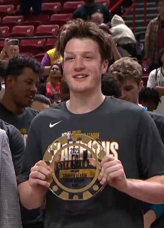TheHoopCentral's tweet image. BREAKING — Kon Knueppel named Summer League Championship Game MVP.