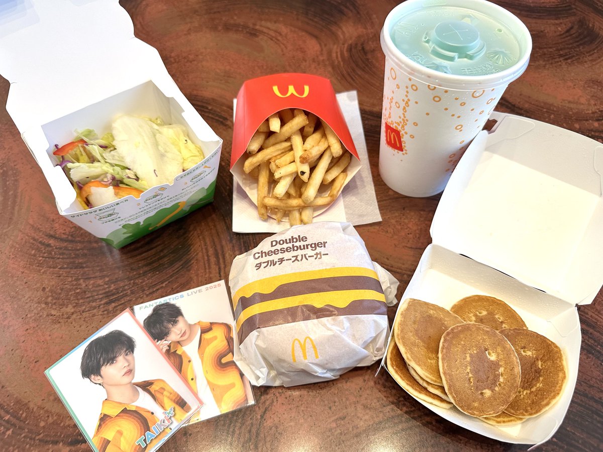 昨日MCでマックの話してたから
食べたくなって買ってきました〜！
もちろん大樹くんセット☺️💕
量多くていっぺんには食べれない(笑)