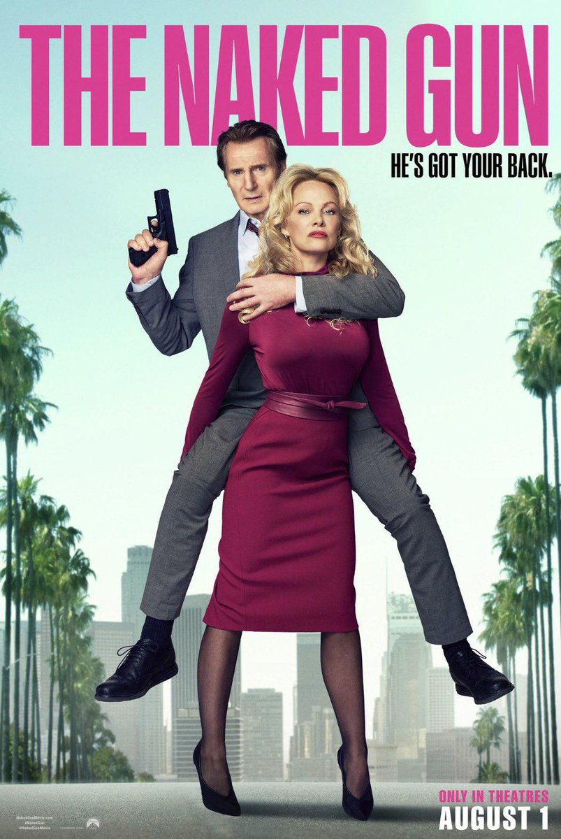 HollywoodHandle's tweet image. New poster for ‘THE NAKED GUN.’
In theaters on August 1.