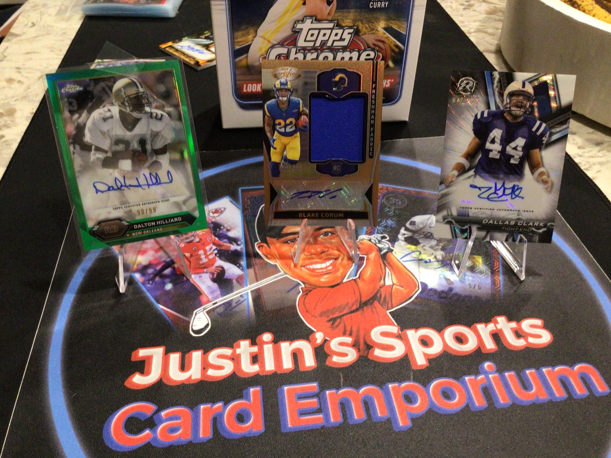du47222292's tweet image. Who we looking at for tomorrow’s giveaway, people??? You all make the call! Corum patch auto? Hilliard auto? Or, Clark auto?
